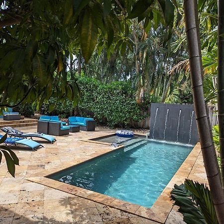 #1 Fort Lauderdale House - Heated Salt Water Pool - Private Oasis-Updated Gorgeous 3Br 3Ba - Las Olas Bagian luar foto
