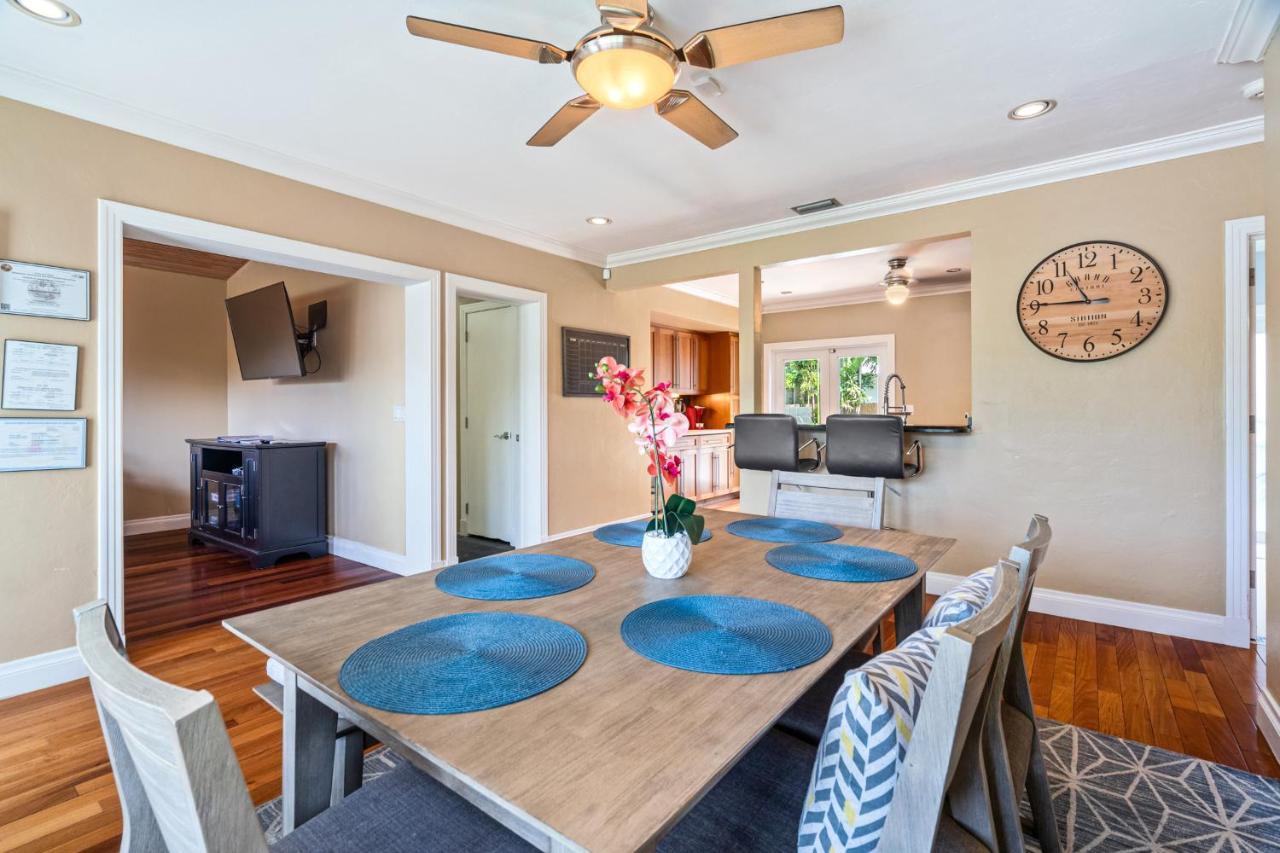 #1 Fort Lauderdale House - Heated Salt Water Pool - Private Oasis-Updated Gorgeous 3Br 3Ba - Las Olas Bagian luar foto