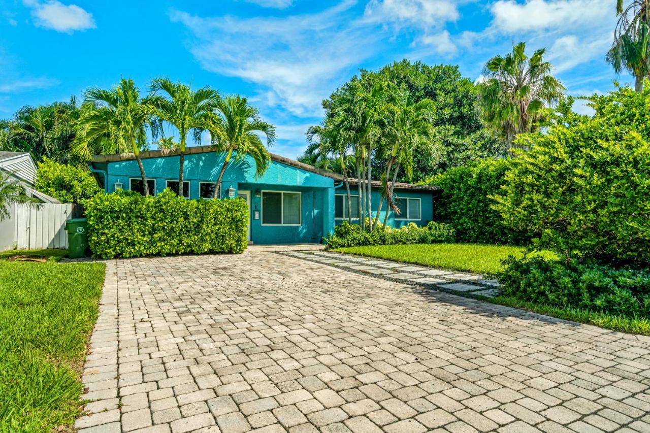 #1 Fort Lauderdale House - Heated Salt Water Pool - Private Oasis-Updated Gorgeous 3Br 3Ba - Las Olas Bagian luar foto