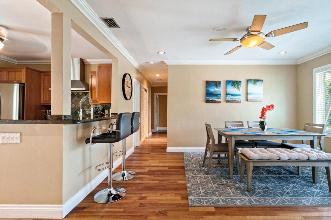 #1 Fort Lauderdale House - Heated Salt Water Pool - Private Oasis-Updated Gorgeous 3Br 3Ba - Las Olas Bagian luar foto